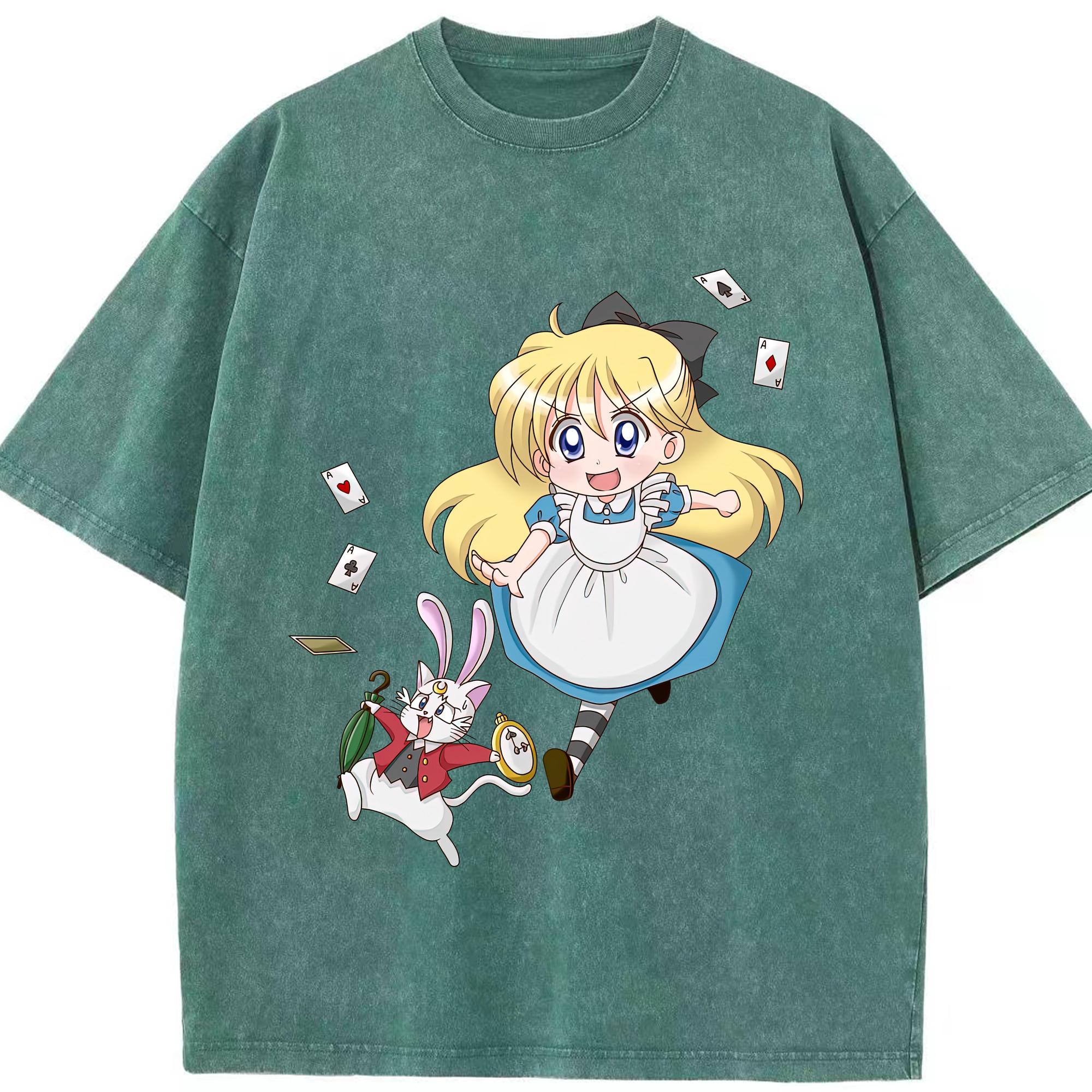 （画像用） 美少女戦士セーラームーン 愛野 美奈子 あいの みなこ Sailor Moon Aino Minako 綿100% ヴィンテージ風 半袖Tシャツ（フロントプリント）